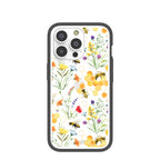 Clear Sweet Bees iPhone 14 Pro Case With Black Ridge
