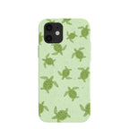 Sage Green Tiny Turtles iPhone 12/ iPhone 12 Pro Case