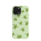 Sage Green Tiny Turtles iPhone 13 Pro Max Case
