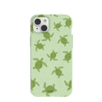 Sage Green Tiny Turtles iPhone 14 Plus Case