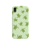 Sage Green Tiny Turtles iPhone XR Case