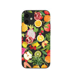 Black Tutti Frutti iPhone 12 Mini Case