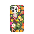 Black Tutti Frutti iPhone 14 Pro Case