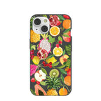 Black Tutti Frutti iPhone 14 Case