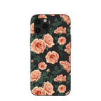 Black Vintage roses iPhone 12 Pro Max Case