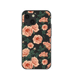 Black Vintage roses iPhone 13 Mini Case