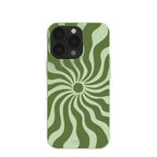Sage Green Watermelon Time Warp iPhone 13 Pro Case
