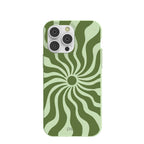 Sage Green Watermelon Time Warp iPhone 14 Pro Max Case