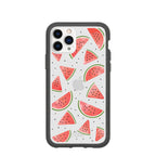 Clear Watermelon iPhone 11 Pro Case With Black Ridge