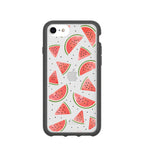 Clear Watermelon iPhone 6/6s/7/8/SE Case With Black Ridge