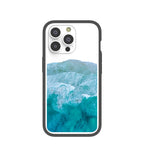Clear Waves iPhone 14 Pro Case With Black Ridge