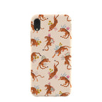 Seashell Whimsical Tigers iPhone XR Case