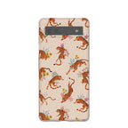 Seashell Whimsical Tigers Google Pixel 6a Case