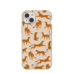 Seashell Wild Cats iPhone 14 Plus Case