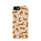 Seashell Wild Cats iPhone 6/6s/7/8/SE Case