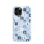 Powder Blue Winter Quilt iPhone 11 Pro Case