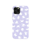 Lavender Yoga Cat iPhone 12 Pro Max Case