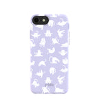 Lavender Yoga Cat iPhone 6/6s/7/8/SE Case