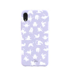 Lavender Yoga Cat iPhone XR Case