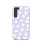 Lavender Yoga Cat Samsung Galaxy S23+(Plus) Case