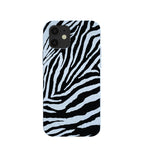 Powder Blue Zebra iPhone 12/ iPhone 12 Pro Case