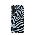 Powder Blue Zebra Samsung Galaxy S21 Case