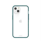 Clear iPhone 13 Case with Green Ridge